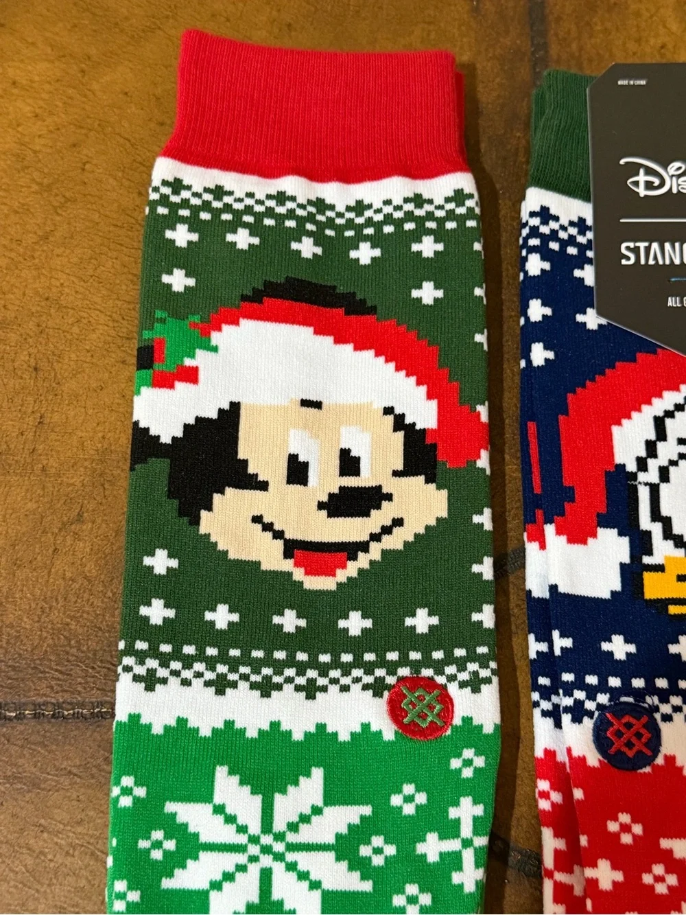 NEW DISNEY STANCE MICKEY MOUSE & DONALD DUCK SOCKS SIZE LARGE